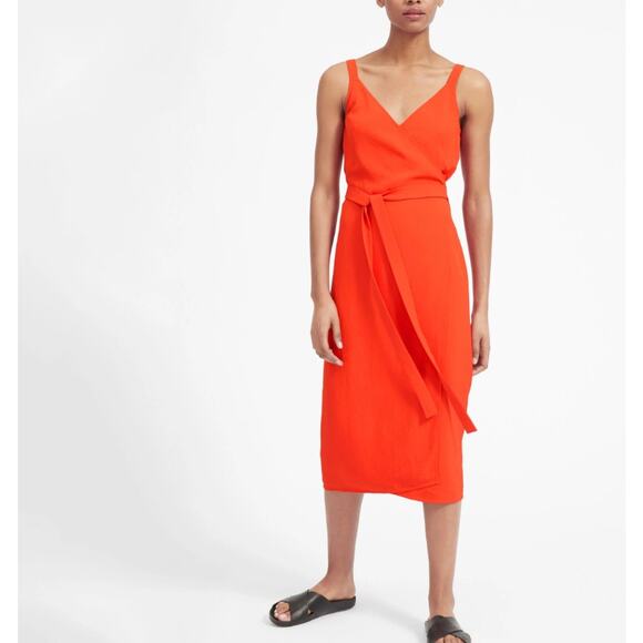 Everlane The Japanese Goweave Tank Wrap Dress - Picture 1 of 7